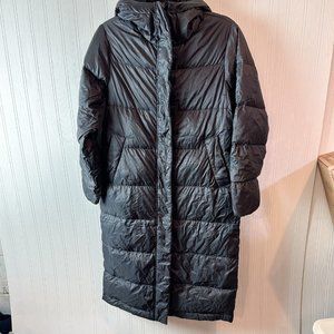 Everlane the renew redown long parka jacket‎ in black size XXS
